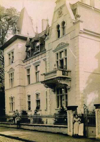 Die Villa im Jahr 1908