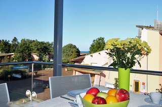Baabe Strandvilla 158481 Luxus Ferienwohnung mit Meerblick Balkon Villa 
