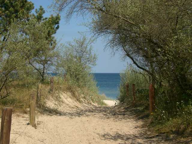 Zugang zum Strand