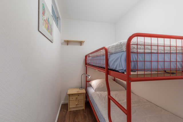 Schlafzimmer 2 mit Etagenbett, innenleigend