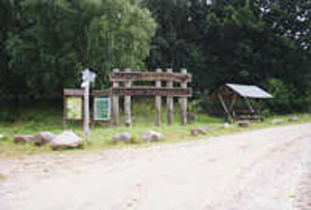 Eingangstor zum Naturpark Feldberger Seenlandsc...