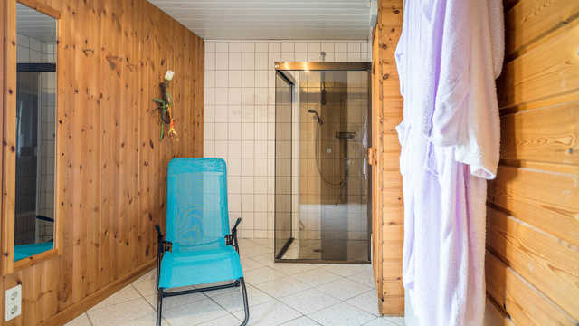 Sauna und Entspannungsbereich Ferienwohnung Pri...