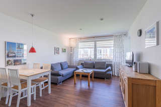 Haus Vogelsand, App. 323 Wohnzimmer mit Sofa