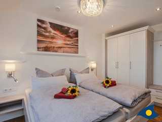 Villa Ute Whg. Romeo separates Schlafzimmer mit Doppelbett