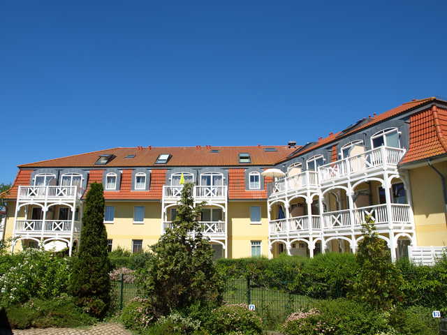 Die Residenz Ostseestrand von hinten