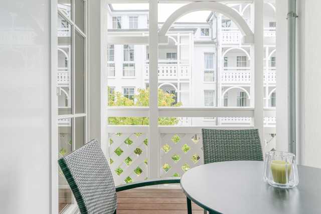 Balkon mit Sitzecke