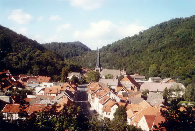 Ortsansicht vom Steinberg aus gesehen