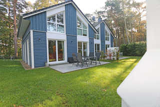 F: Ferienhaus Blaue Welle mit Terrasse Außenansicht
