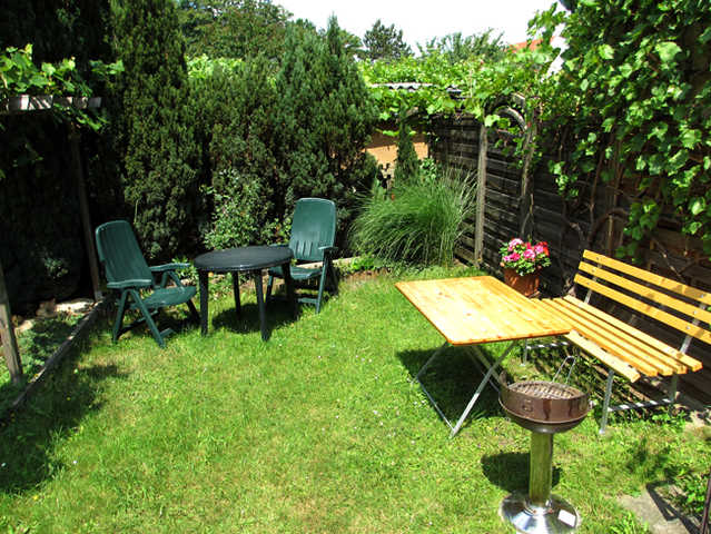 Sitzecke im Garten für unsere Gäste