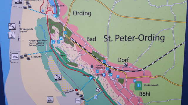 Umgebungskarte Sankt Peter-Ording