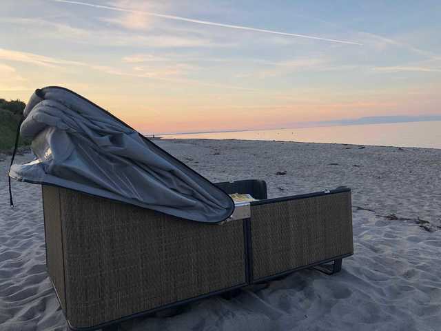 Strandschlafen in der Strand Lounge Kroonsgaard
