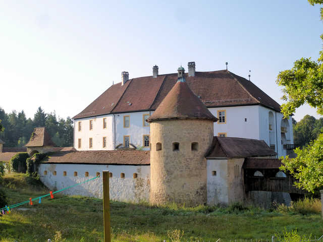 Ausblick zum Schloss Freienfels
