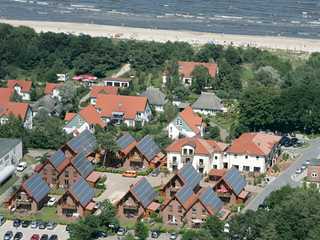 Usedom Suites BG 13 Haus Ute (120 m²) 100 m zum Strand Luftbild