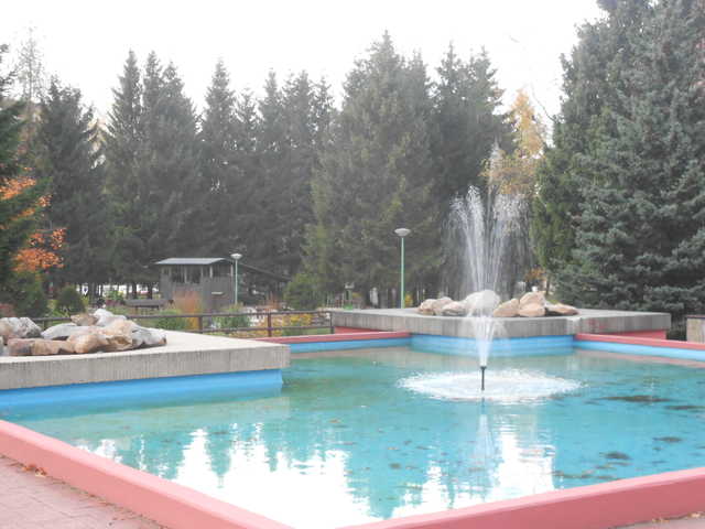 Springbrunnen im Ferienpark
