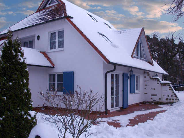 Haus Mühlenstraße im Winter