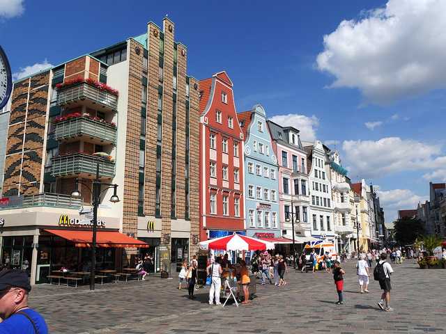 Einkaufs- und Bummelmeile Rostock