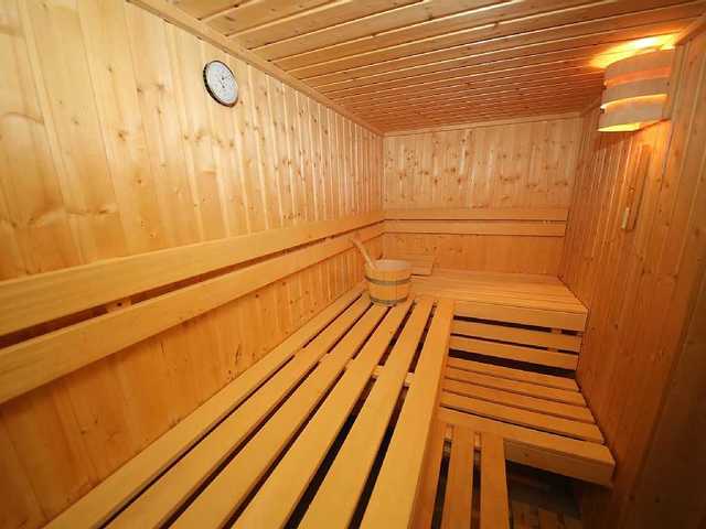 Die gemütliche Sauna im UG des Hauses, angrenze...