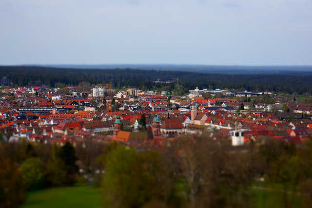 Blick auf Freudenstadt