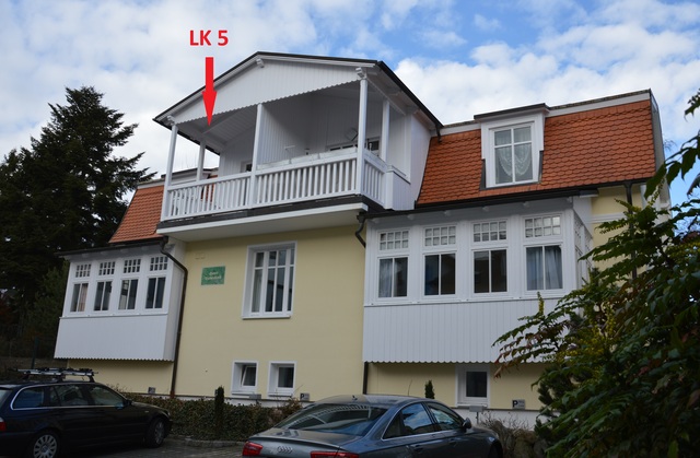 Ferienwohnung Haus Liebeskind 80 im Ostseebad Binz auf Rügen Balkon der Wohnung
