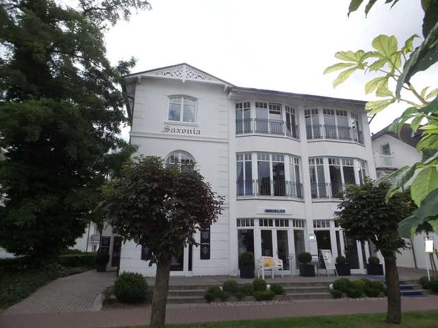 Ferienwohnung Haus Saxonia im Ostseebad Binz auf Rügen Außenansicht