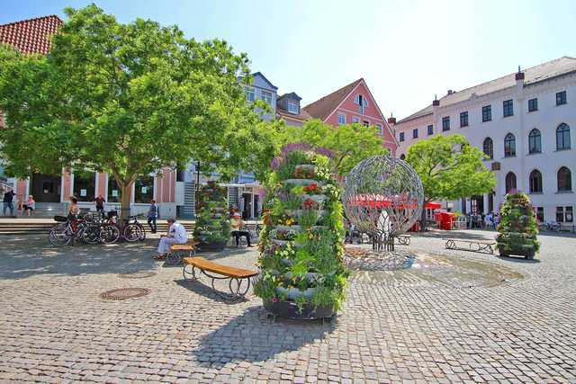 Marktplatz von Waren (Müritz)
