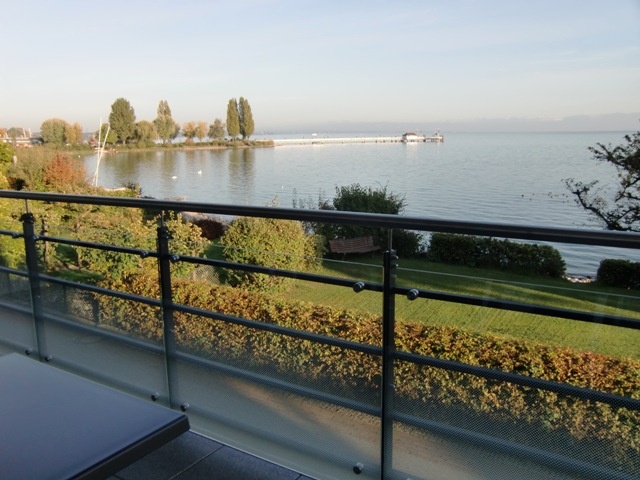 Blick auf den Bodensee vom Apartment