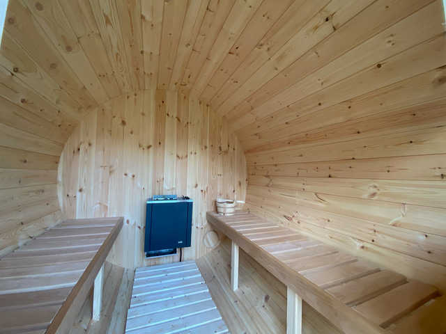 Sauna mit Seeblick