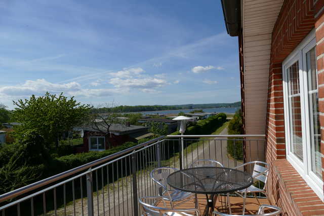Balkon mit Blick auf den Selliner See