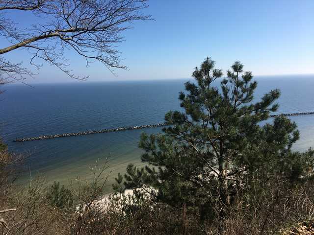 Blick vom Streckelsberg auf die Ostsee