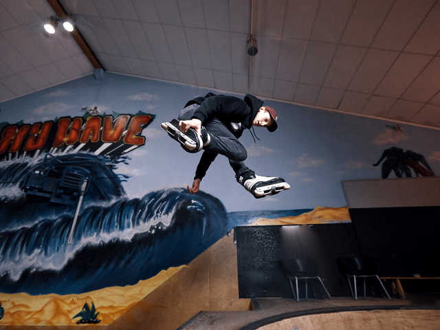 Skaterhalle im Indoor-Spaßpark Funhalla
