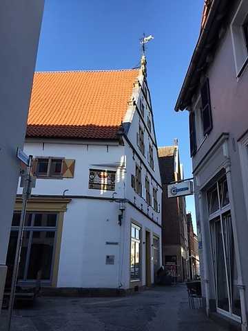 Blick auf das Haus von der Rosenstraße