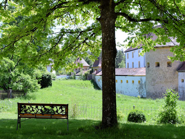 Ausblick auf Schloss Freienfels