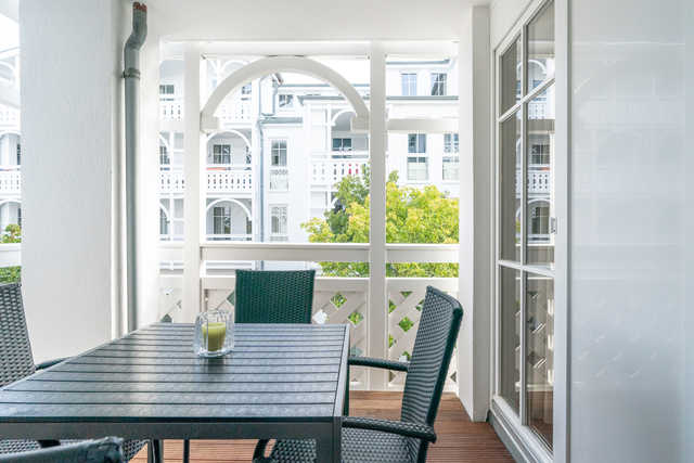 Balkon mit Sitzecke