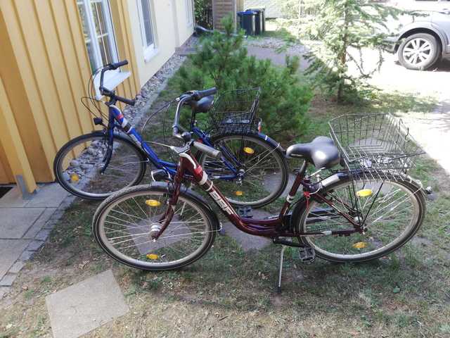 2 Fahrräder zur kostenfreien Nutzung inklusive