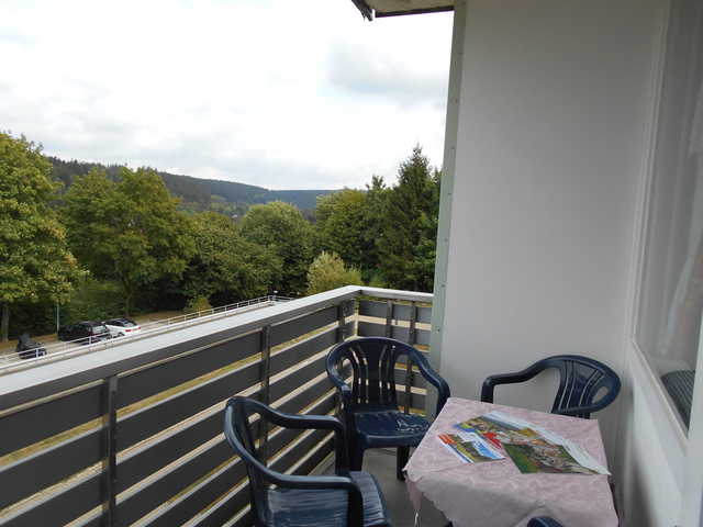 Ferienwohnung Hempel Haus K V 1-1 Aussicht von Balkon