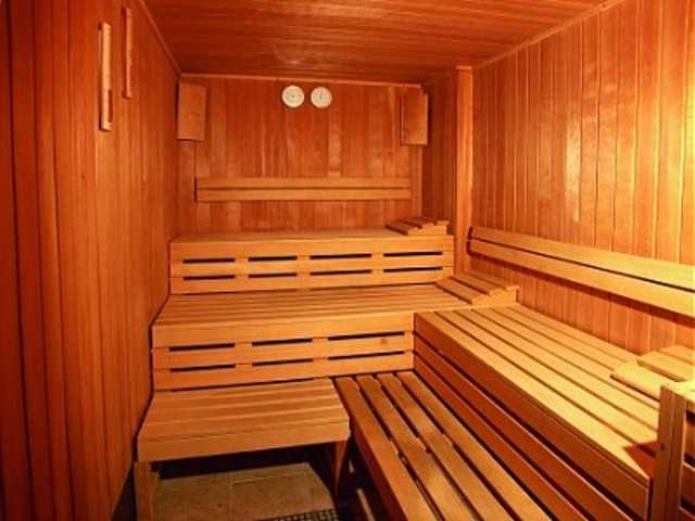 Sauna gegen Gebühr im Nachbarhaus