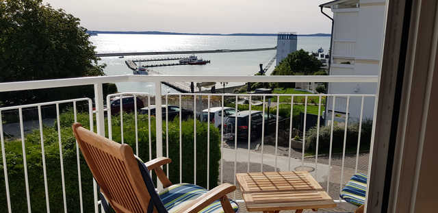 Ferienappartement Fraenzi - mit herrlichem Seeblick Ausblick vom Balkon