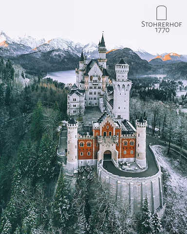 Schloss Neuschwanstein von einem Gast fotografiert