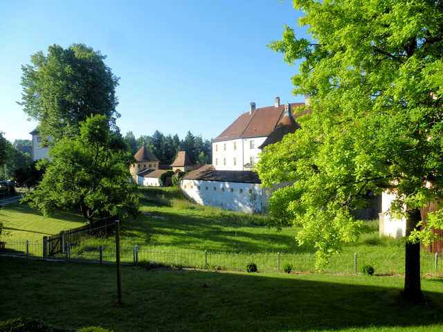 Ausblick zum Schloss Freienfels