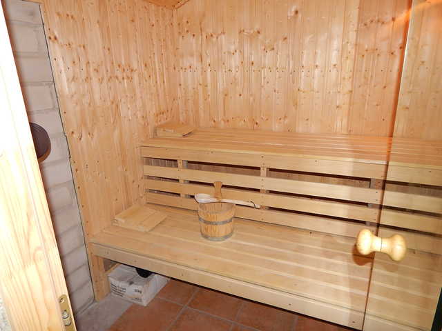 Innenansicht der Sauna