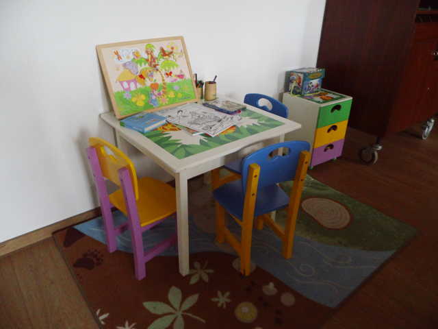 Spieltisch für unsere kleinen Gäste