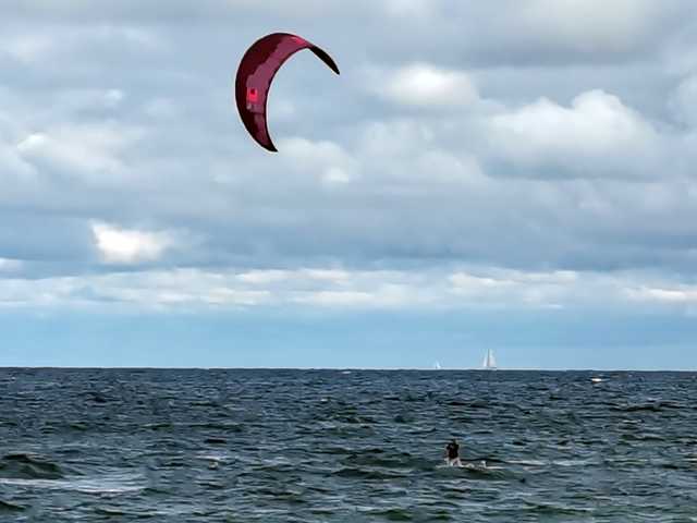 Kitesurfen auf der Ostsee