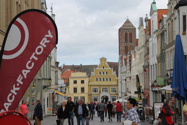 Altstadt Hansestadt Wismar mit Bummelmeile