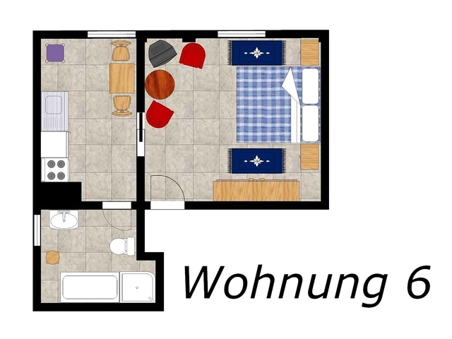Wohnung 6 - Grundriss