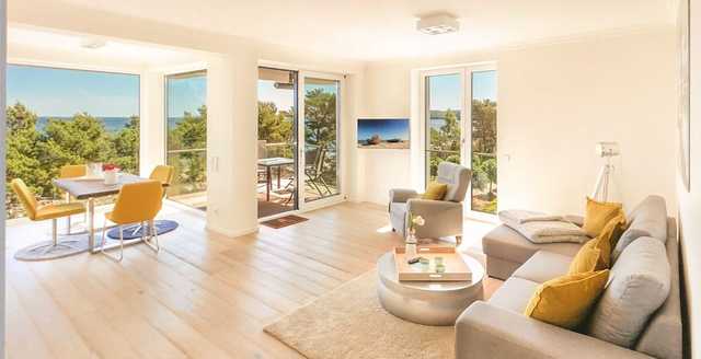 Villa Vogue Binz - Ocean & Soul mit Panorama-Ostsee-Blick Panorama Meerblick