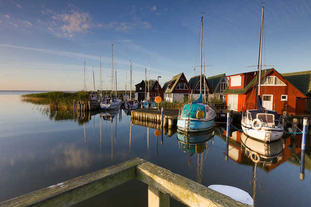 Bodden-kleiner Hafen Ahrenshoop