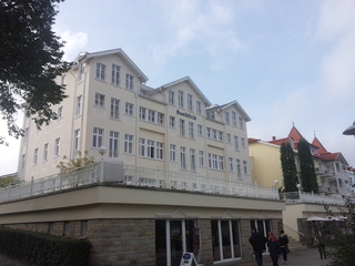 Zinnowitz Ferienwohnung im Haus Seeblick Haus Seeblick direkt von der Promenade gesehen