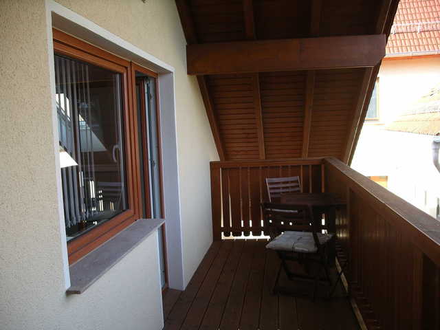 Balkon mit Sitzplatz
