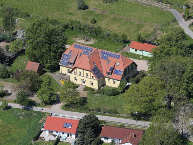 Luftbild, Ostsee-Landhaus