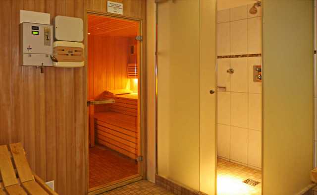 Sauna im Untergeschoss zur Mitbenutzung
